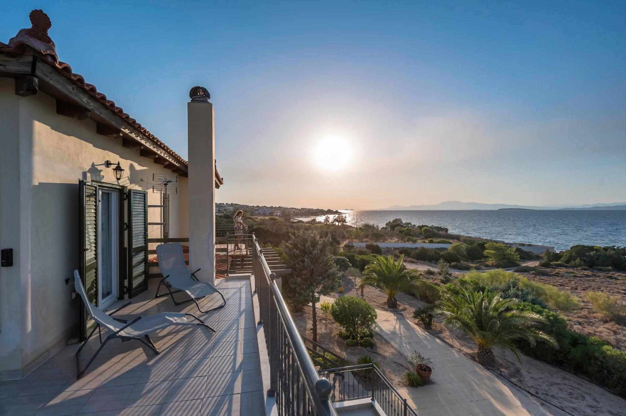 Marfaia - Villa By The Sea Agioi Exteriör bild